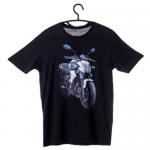 Aksesoris Kawasaki, aksesoris ninja, aksesoris T-SHIRT-ER6n-BLUE-BLACK